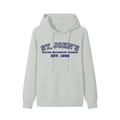 St. John's Navy Text Cotton Hoodie