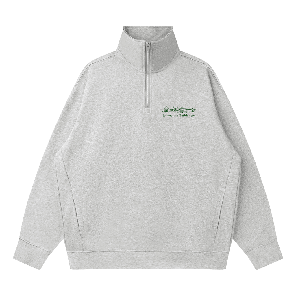JTB - no date - Quarter-Zip Drop Shoulder Sweatshirt