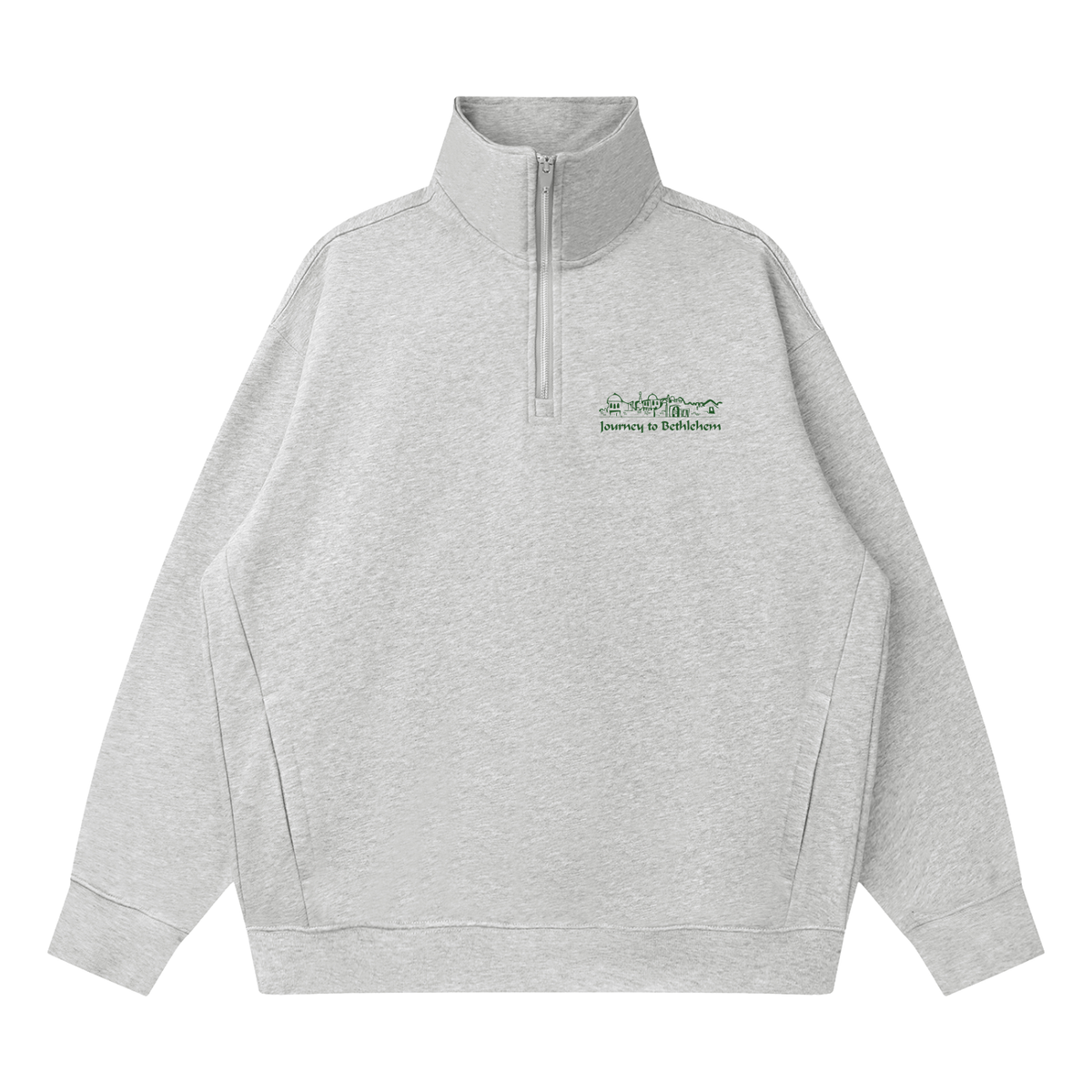 JTB - no date - Quarter-Zip Drop Shoulder Sweatshirt