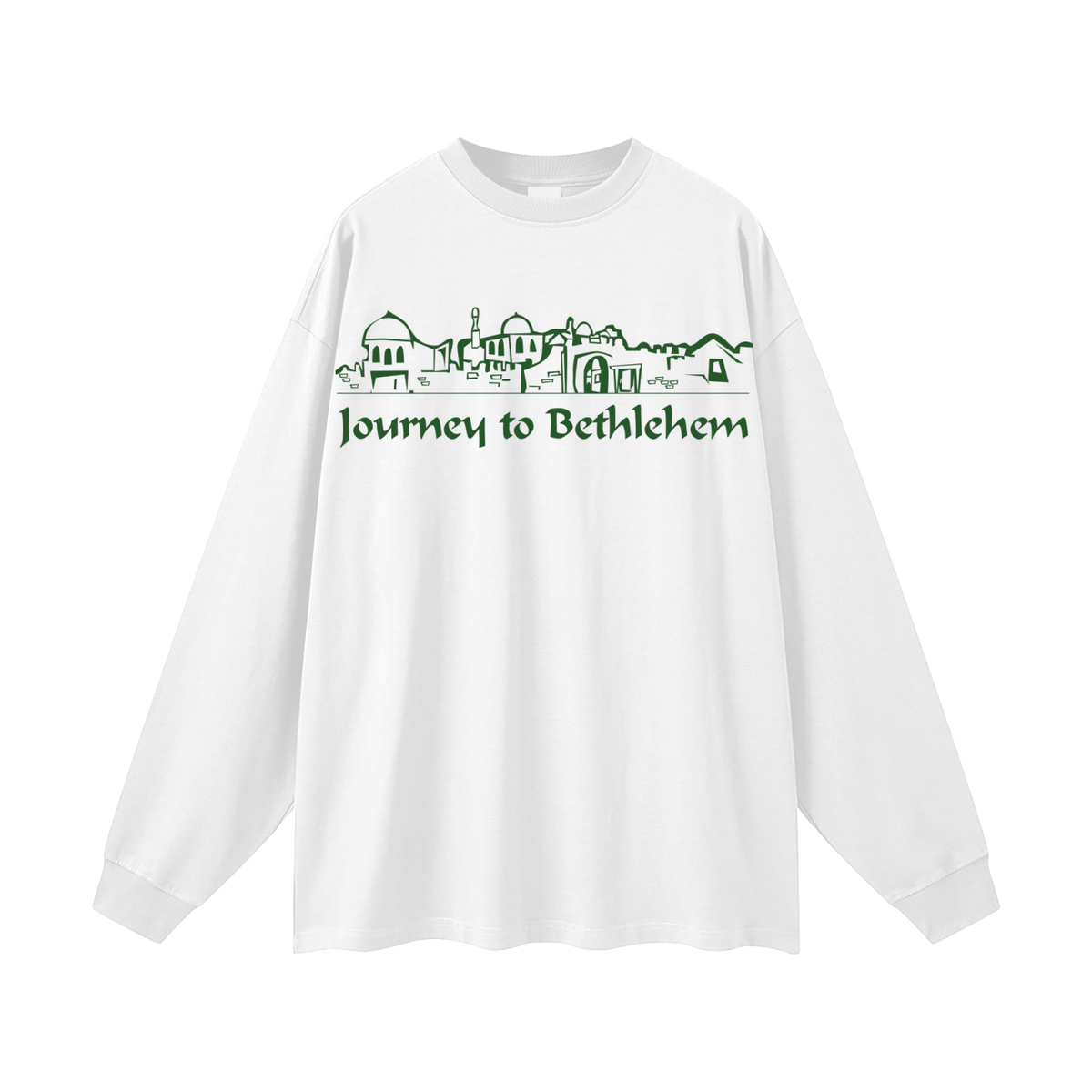 JTB with dates Oversized Unisex Long Sleeve T-Shirt