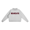 Bearcat Grey Mock-Neck Crew Sweatshirt