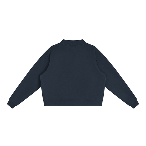 Bearcat Black Mock-Neck Crew Sweatshirt