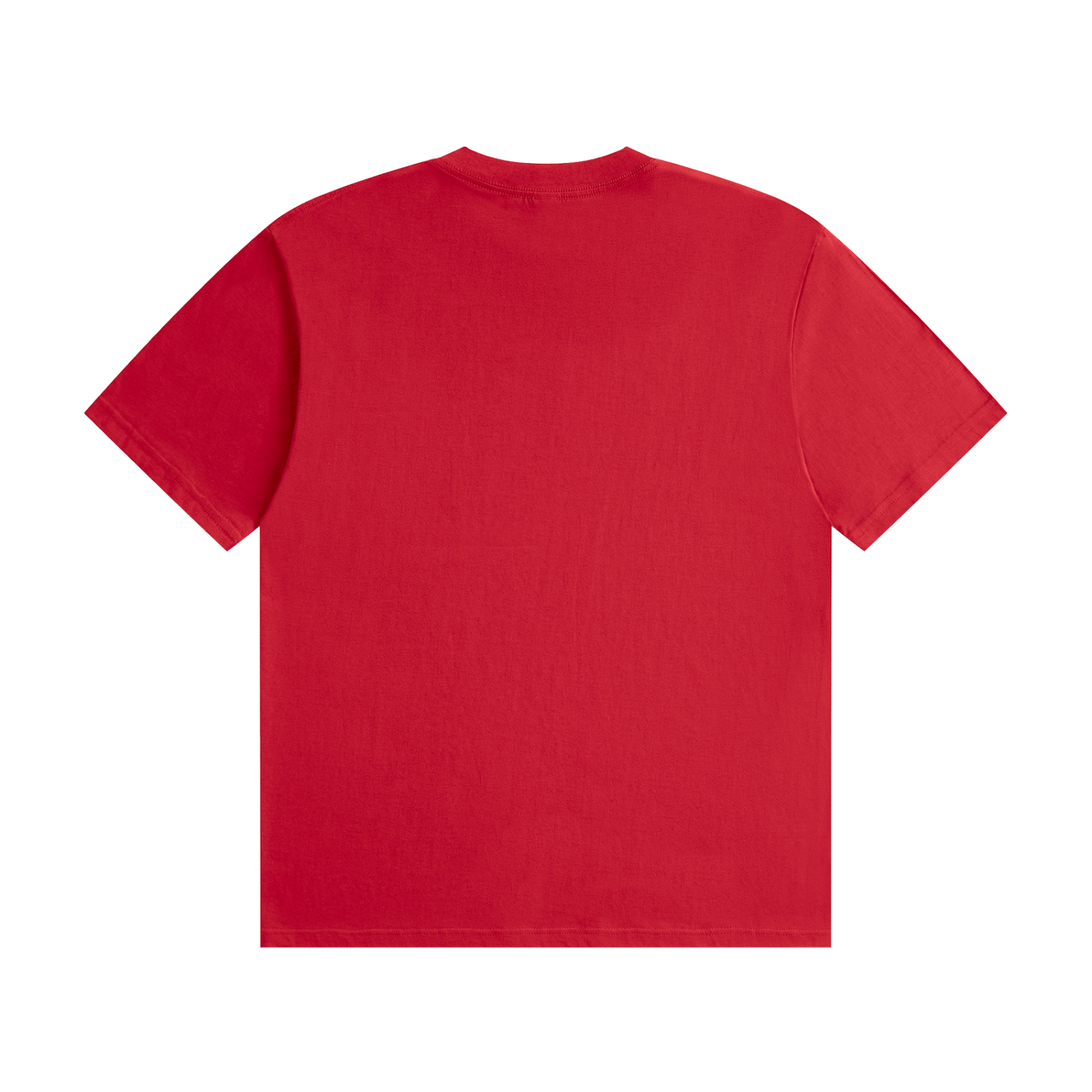 Quest Bright Red with White Text Unisex Seamless Cotton T-Shirt