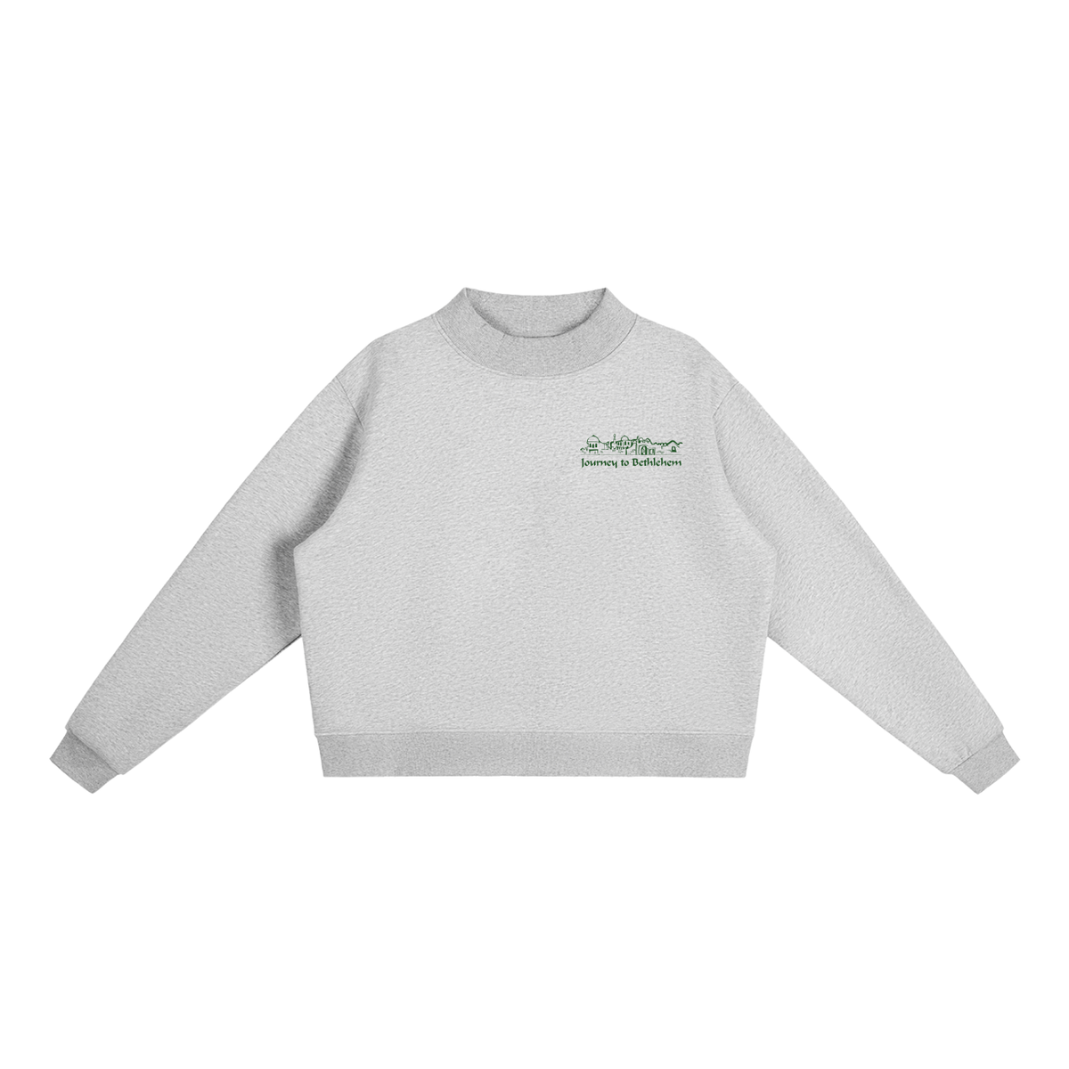 JTB - no date - Fleece Mock-Neck Crew Sweatshirt