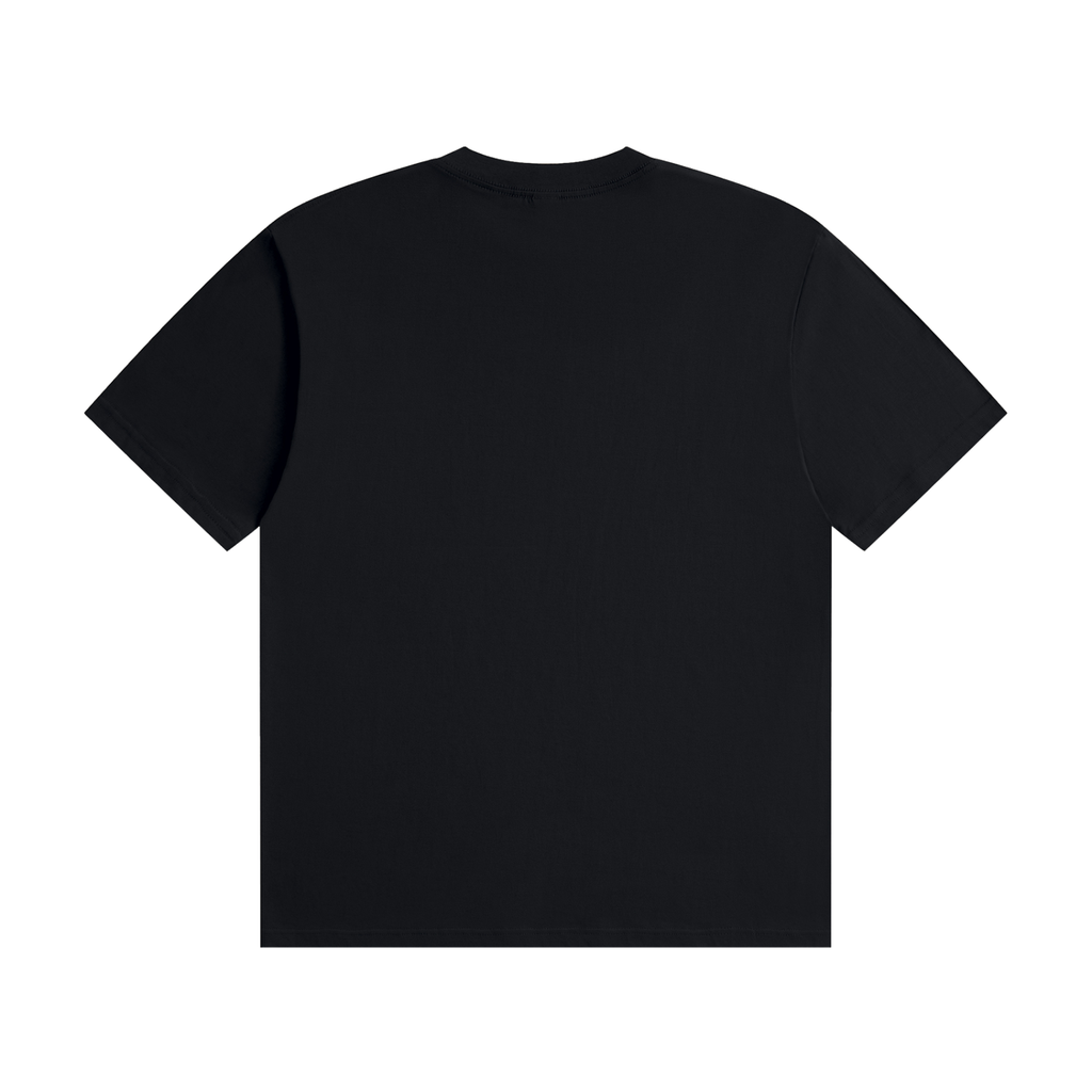 Quest White Text Unisex Seamless Cotton T-Shirt