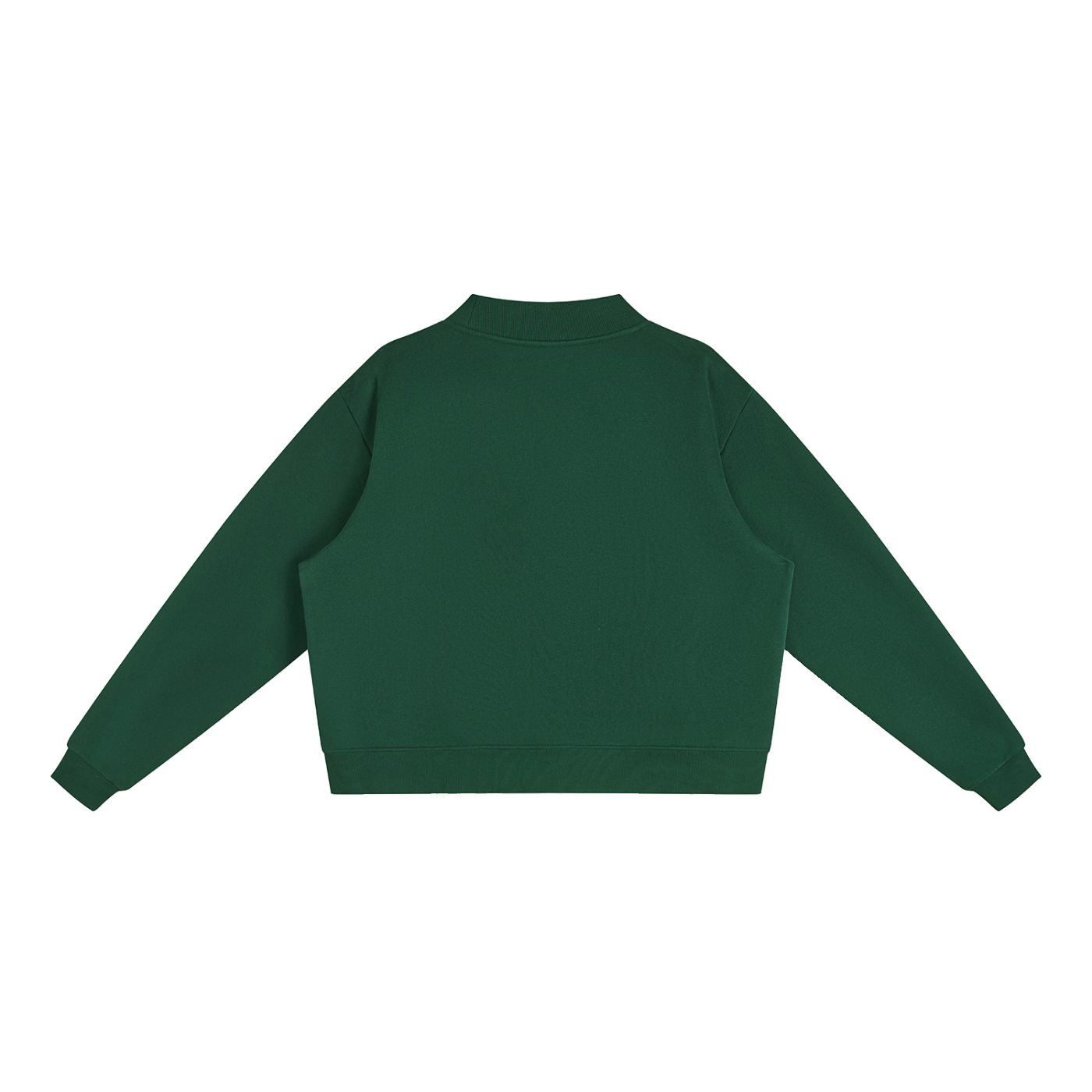 Falcons Dark Green Mock-Neck Crew Sweatshirt