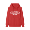 St. John's White Text Cotton Hoodie
