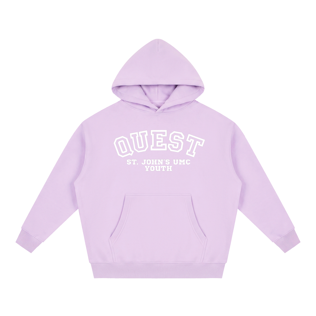 Essential Oversized Boxy Fit Fleece Hoodie