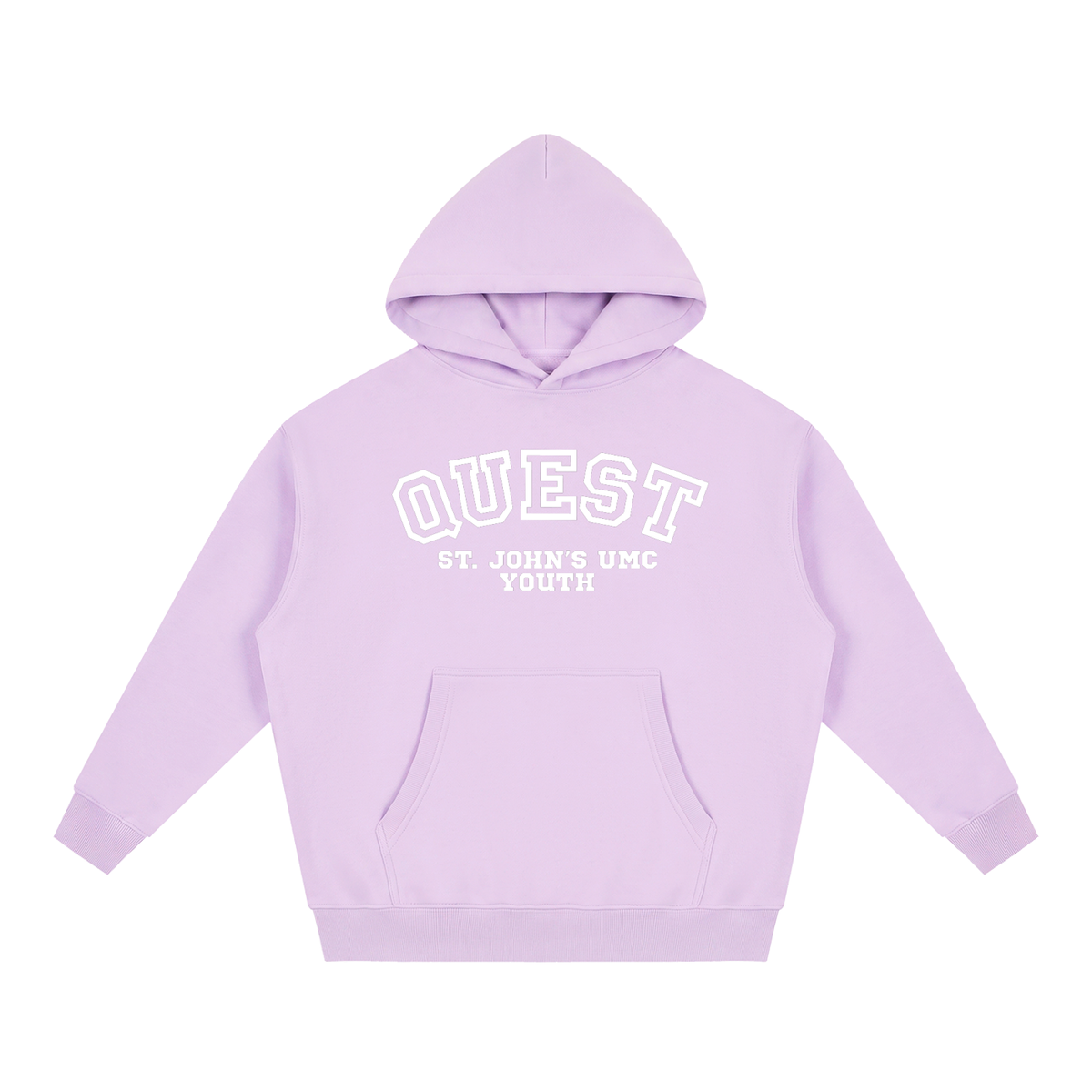 Essential Oversized Boxy Fit Fleece Hoodie