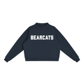 Bearcat Navy Mock-Neck Crew Sweatshirt