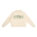 JTB with dates Fleece Mock-Neck Crew Sweatshirt