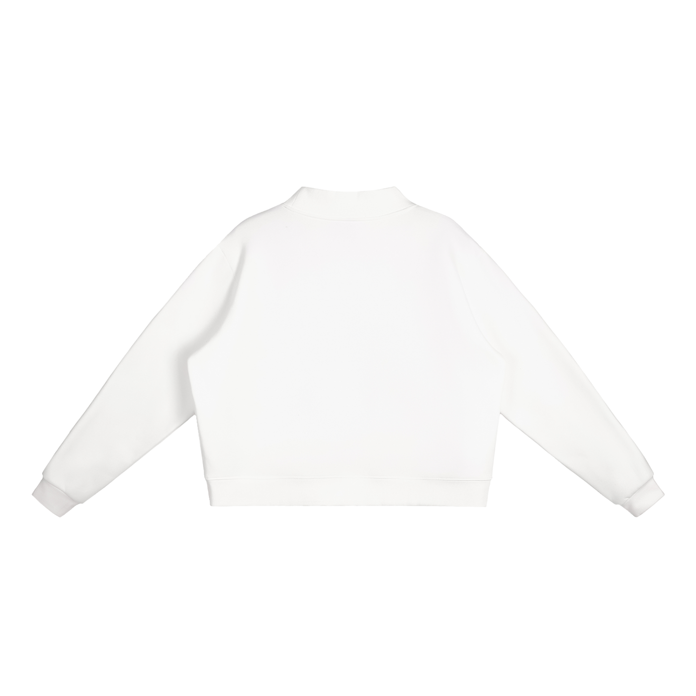 St. John's Navy Text Mock-Neck Crew Sweatshirt