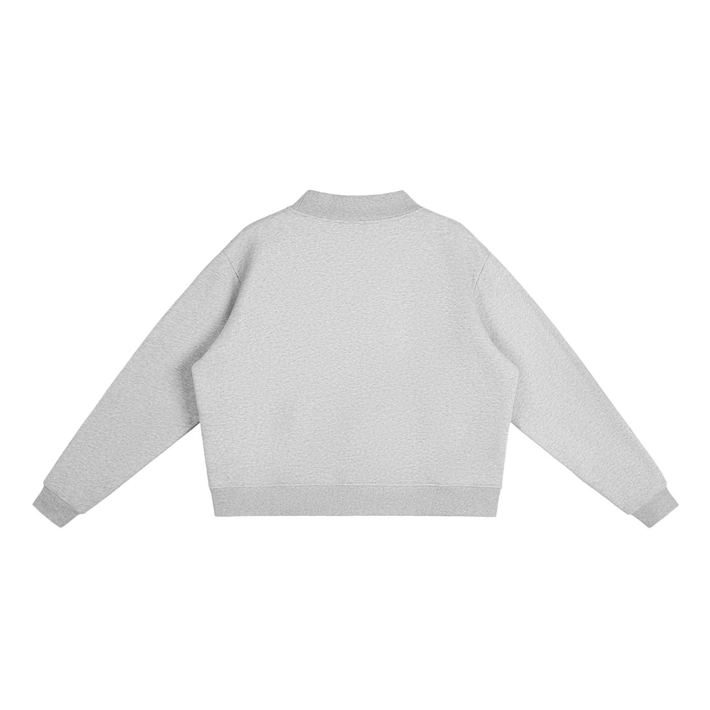 St. John's Navy Text Mock-Neck Crew Sweatshirt