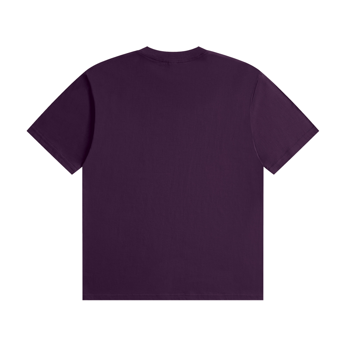 Quest Dark Purple with White Text Unisex Seamless Cotton T-Shirt
