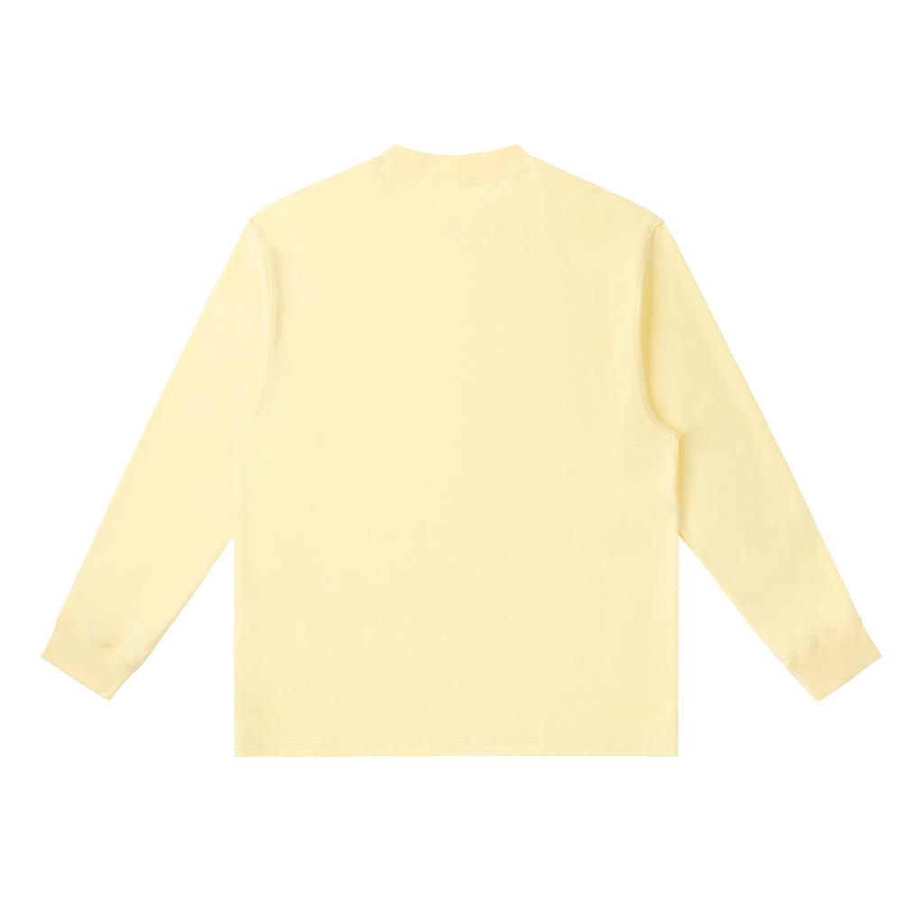 St. John's Classic  White Text Crewneck Long-Sleeve T-Shirt