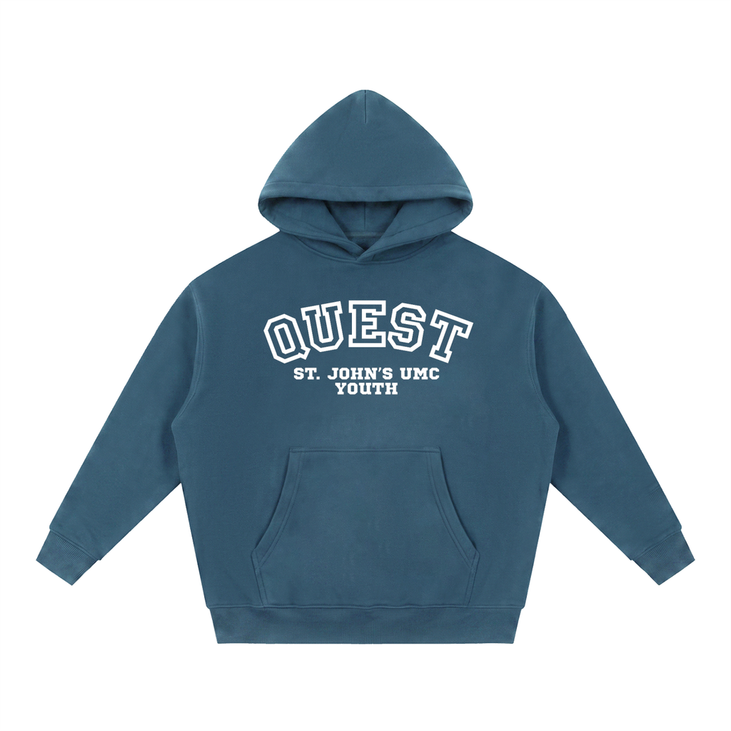 Essential Oversized Boxy Fit Fleece Hoodie