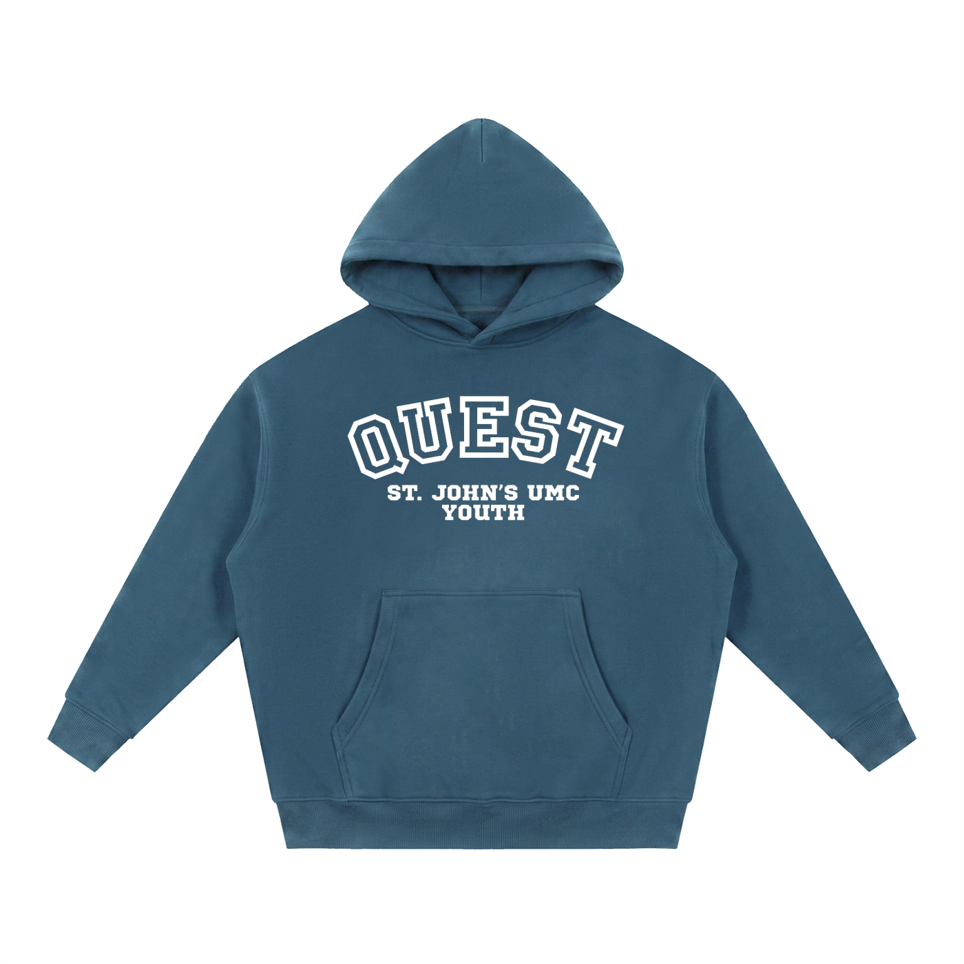 Essential Oversized Boxy Fit Fleece Hoodie