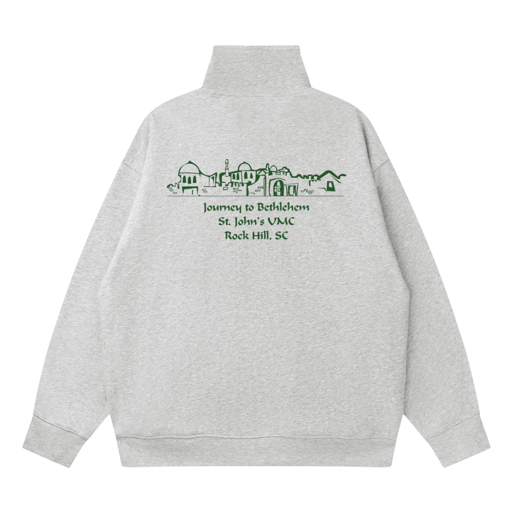 JTB - no date - Quarter-Zip Drop Shoulder Sweatshirt