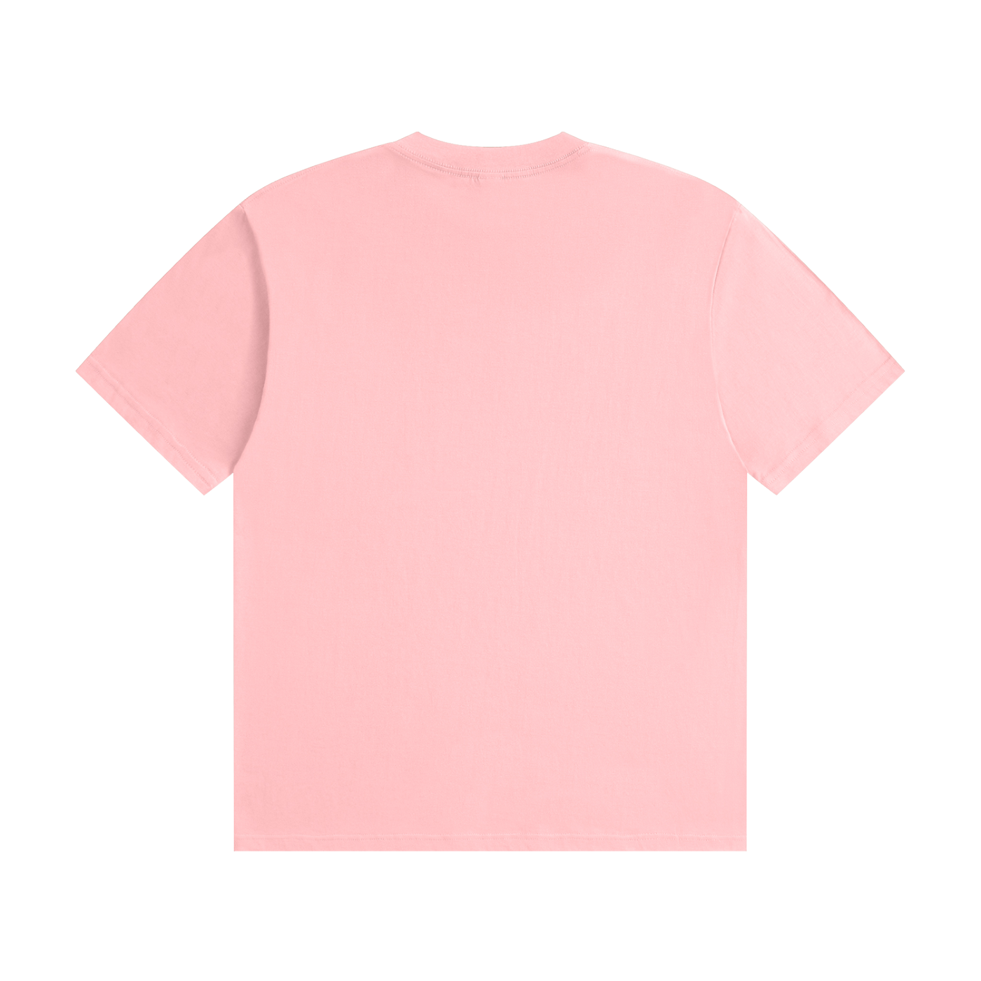 Quest Pink with White Text Unisex Seamless Cotton T-Shirt